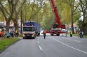 LKW verliert Auflieger Koeln Boltensternstr Pasteurstr P1985